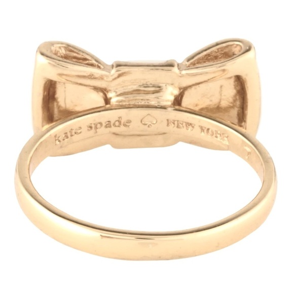 KATE SPADE • Take A Bow Bow Ring - Picture 7 of 8